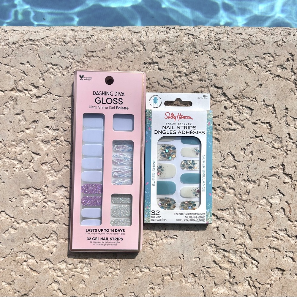 Dashing Diva & Sally Hansen Gel Nail strips